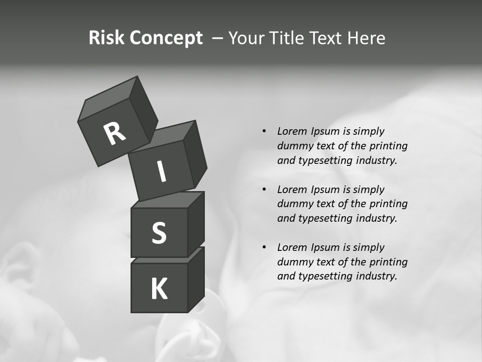 Beard Hold Joy PowerPoint Template