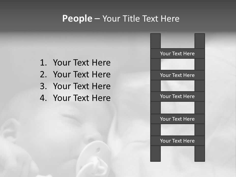 Beard Hold Joy PowerPoint Template