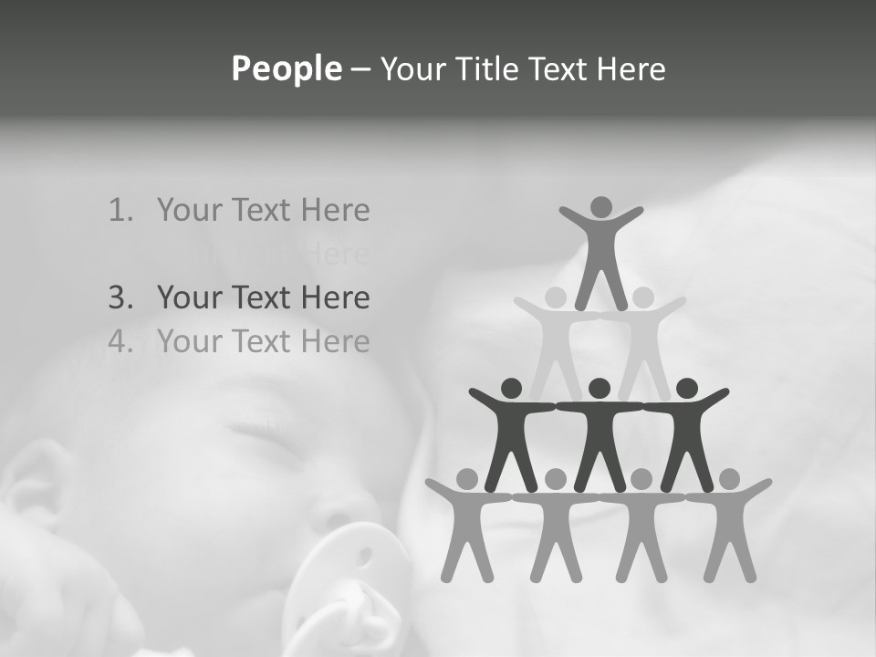 Beard Hold Joy PowerPoint Template