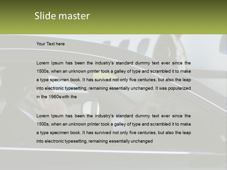 Successful Private Telephone PowerPoint Template