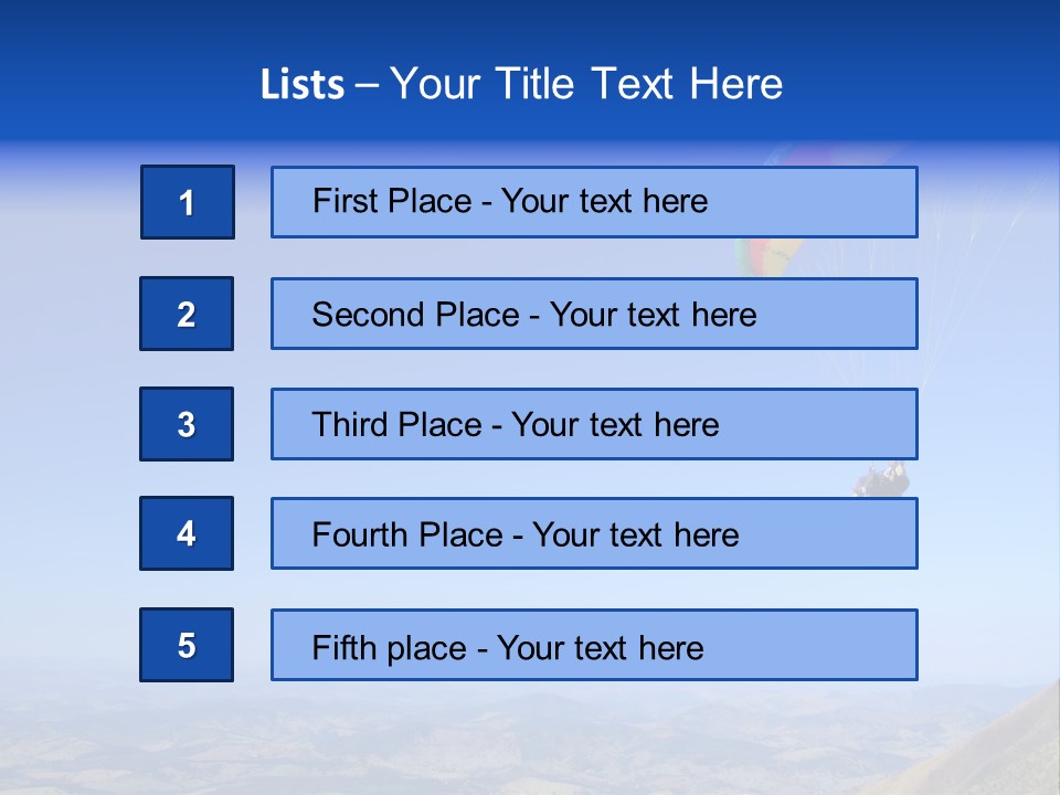 Harness Free Lift PowerPoint Template