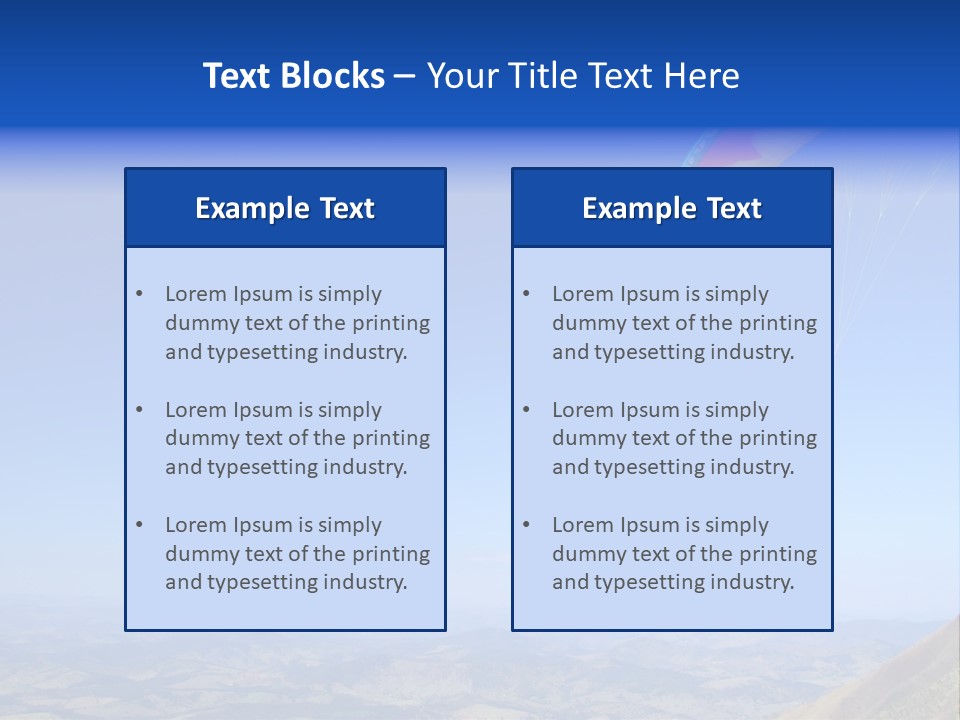 Harness Free Lift PowerPoint Template