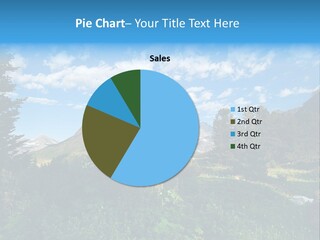 Going Mountain Montana PowerPoint Template