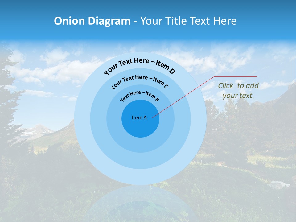 Going Mountain Montana PowerPoint Template