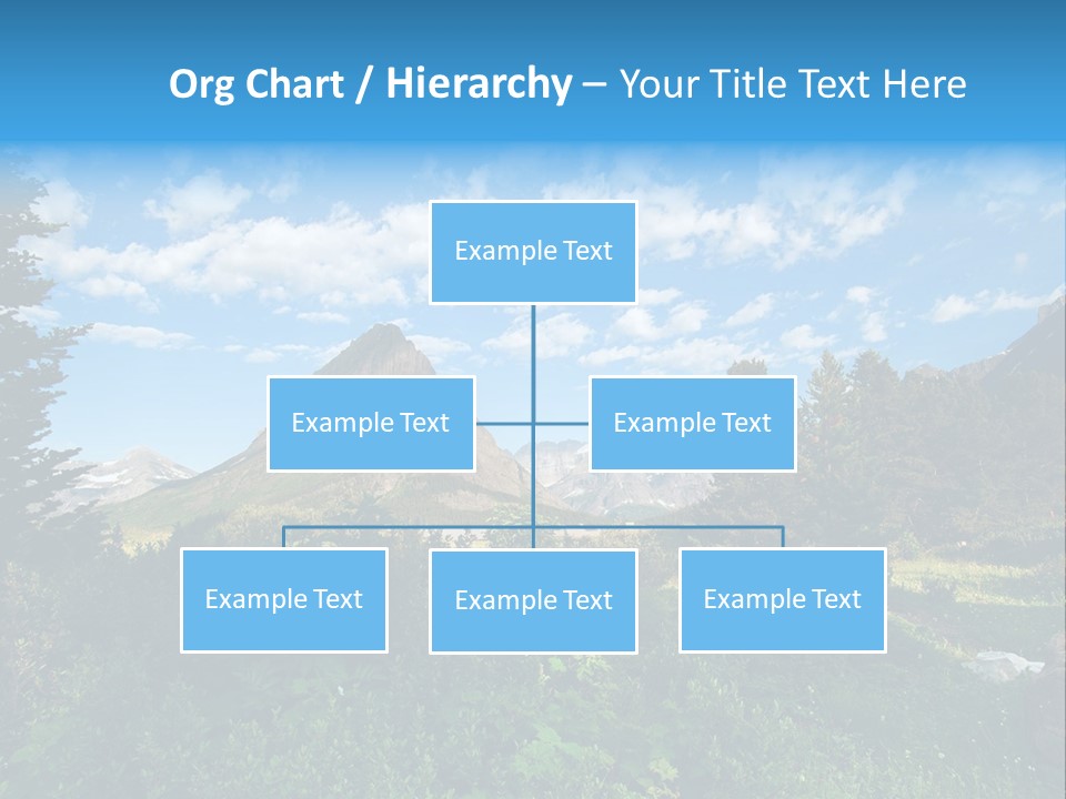 Going Mountain Montana PowerPoint Template