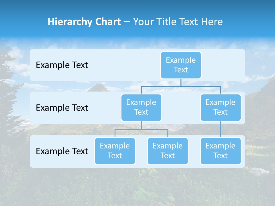 Going Mountain Montana PowerPoint Template
