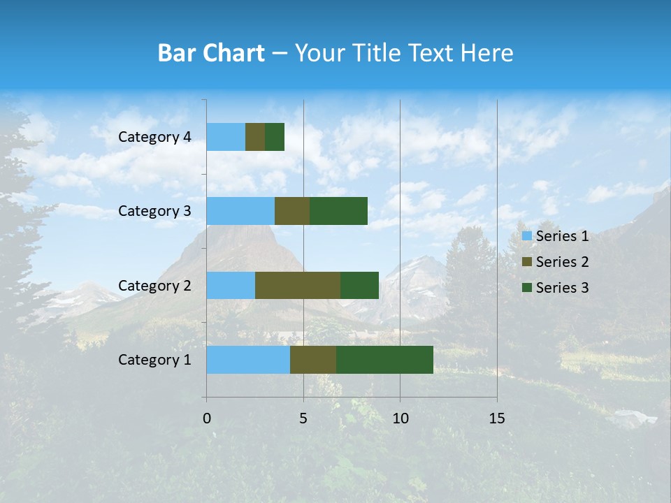 Going Mountain Montana PowerPoint Template