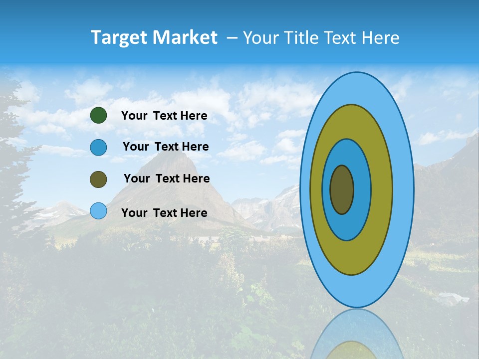 Going Mountain Montana PowerPoint Template