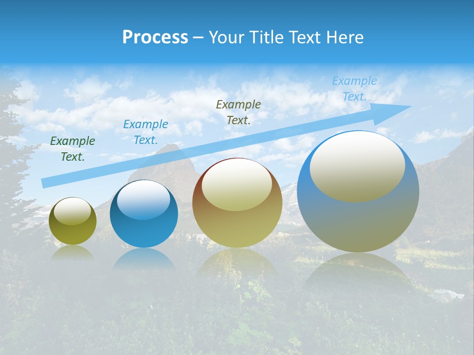 Going Mountain Montana PowerPoint Template