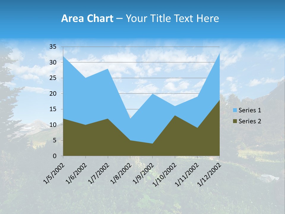 Going Mountain Montana PowerPoint Template