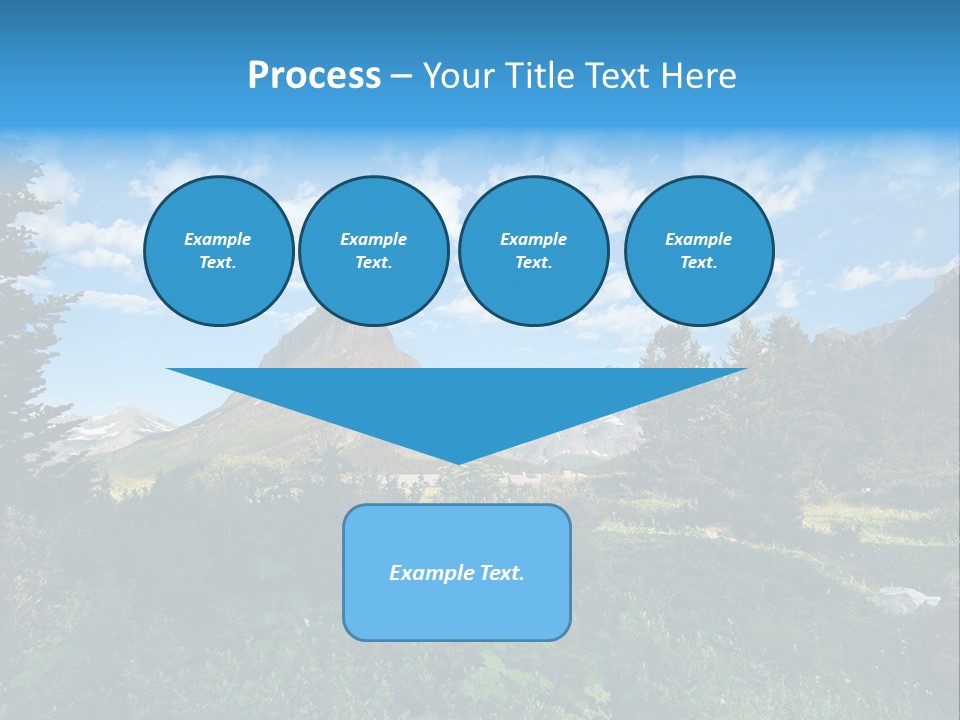 Going Mountain Montana PowerPoint Template