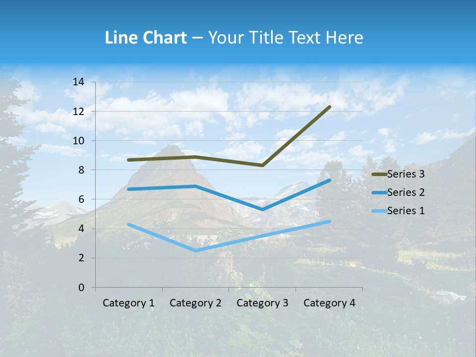 Going Mountain Montana PowerPoint Template