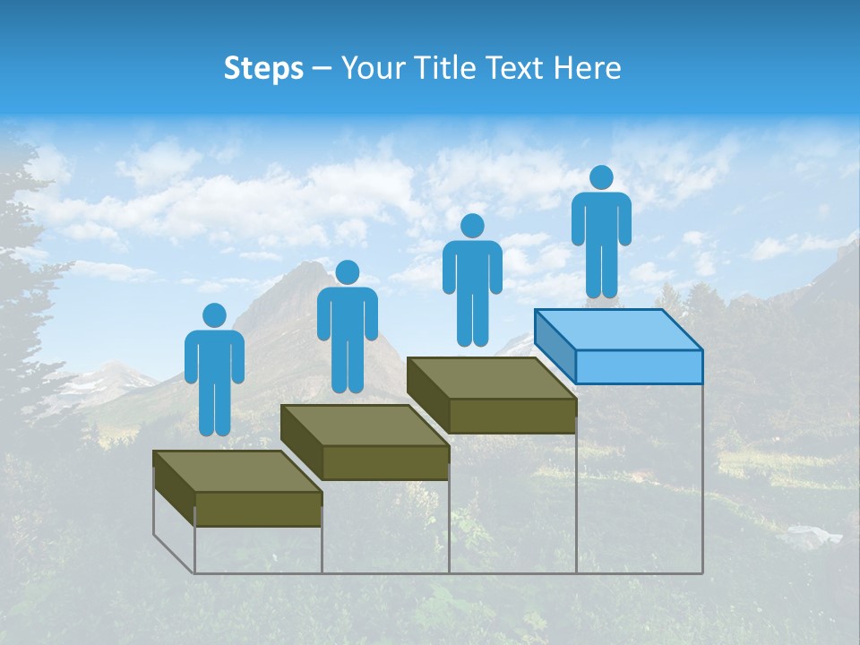 Going Mountain Montana PowerPoint Template