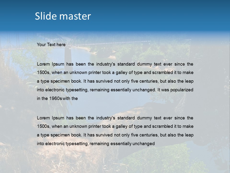 Sky Usa Romantic PowerPoint Template