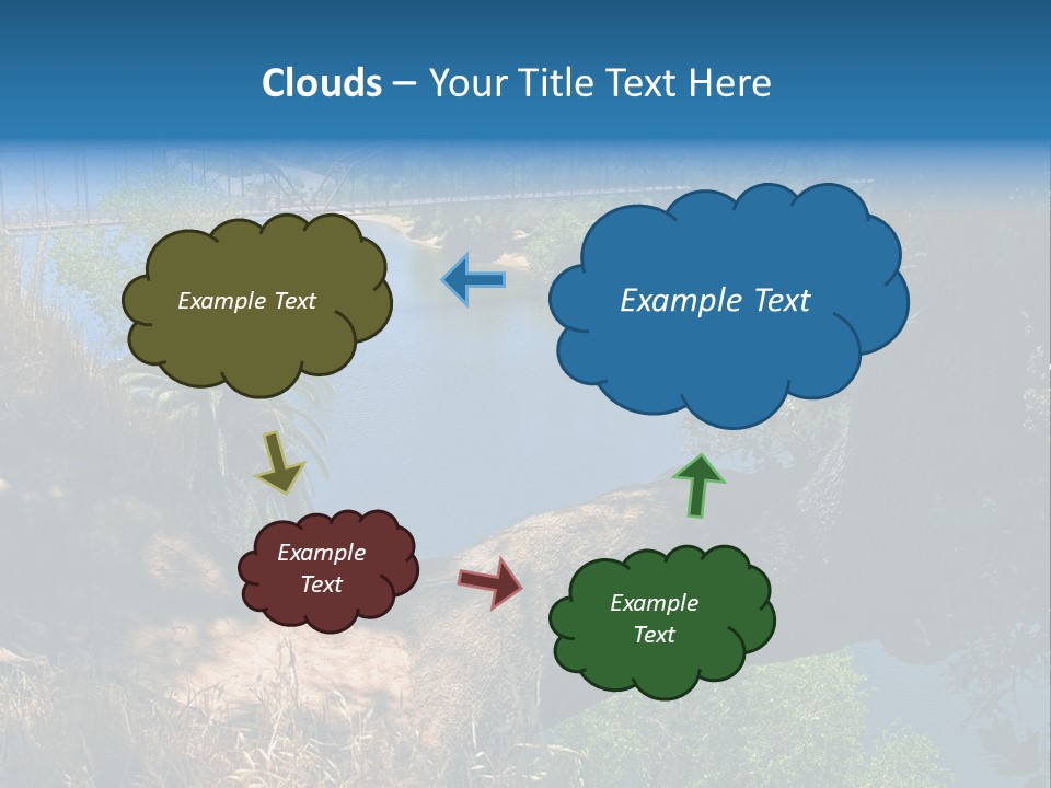 Sky Usa Romantic PowerPoint Template