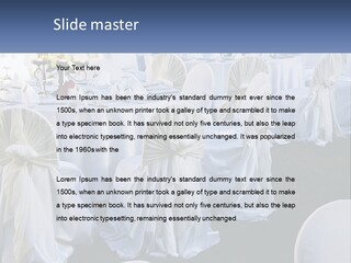 Aisle Backs Catering PowerPoint Template