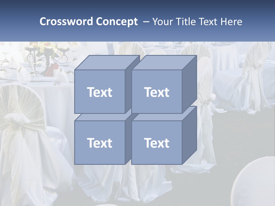 Aisle Backs Catering PowerPoint Template