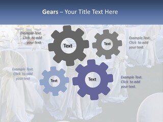 Aisle Backs Catering PowerPoint Template