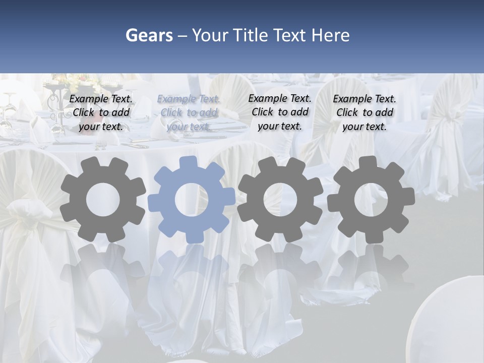 Aisle Backs Catering PowerPoint Template