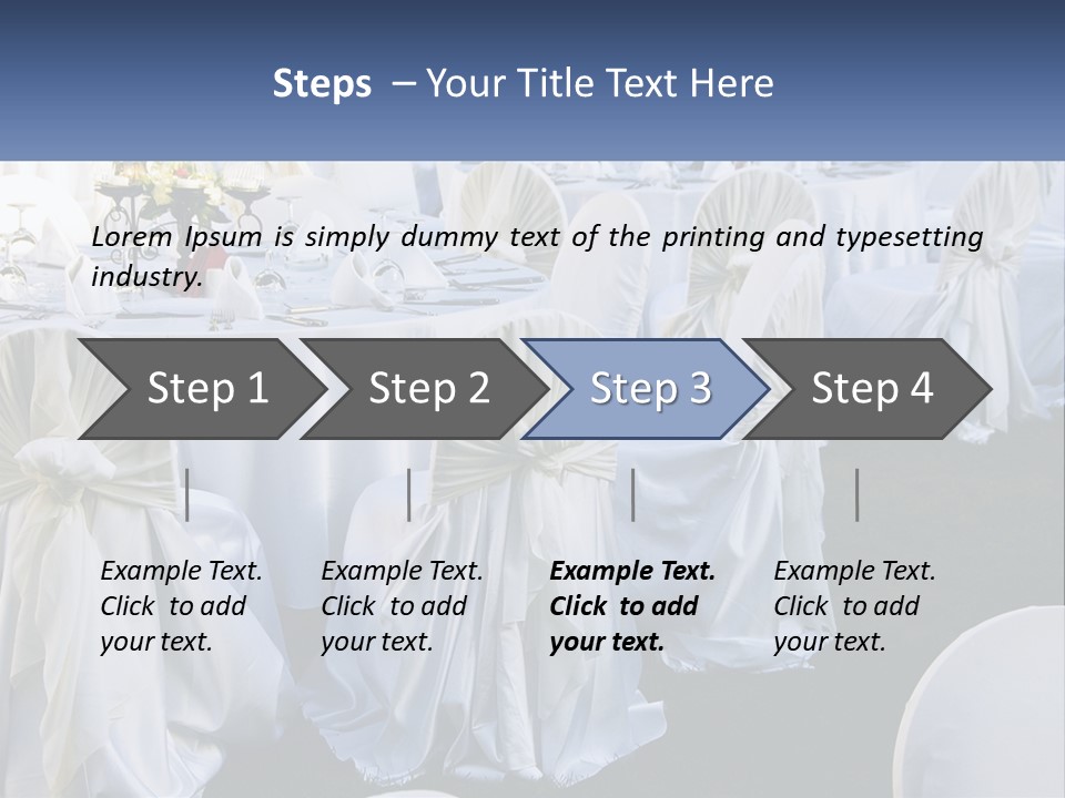Aisle Backs Catering PowerPoint Template