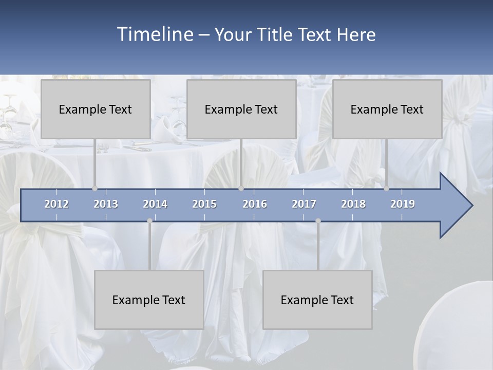 Aisle Backs Catering PowerPoint Template