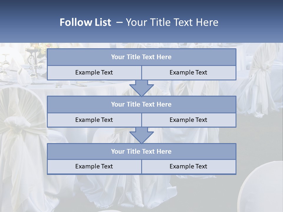 Aisle Backs Catering PowerPoint Template