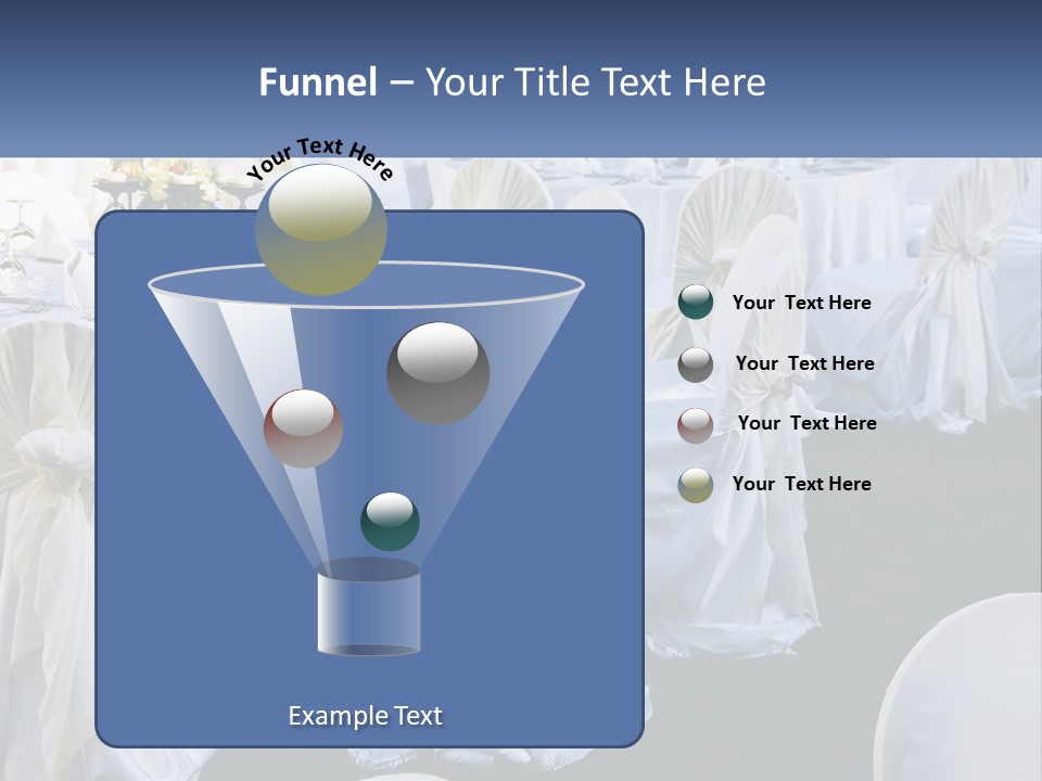 Aisle Backs Catering PowerPoint Template