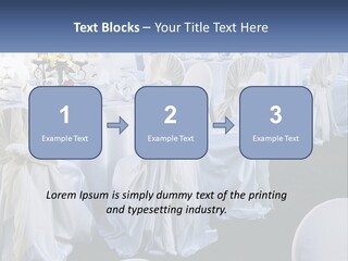 Aisle Backs Catering PowerPoint Template
