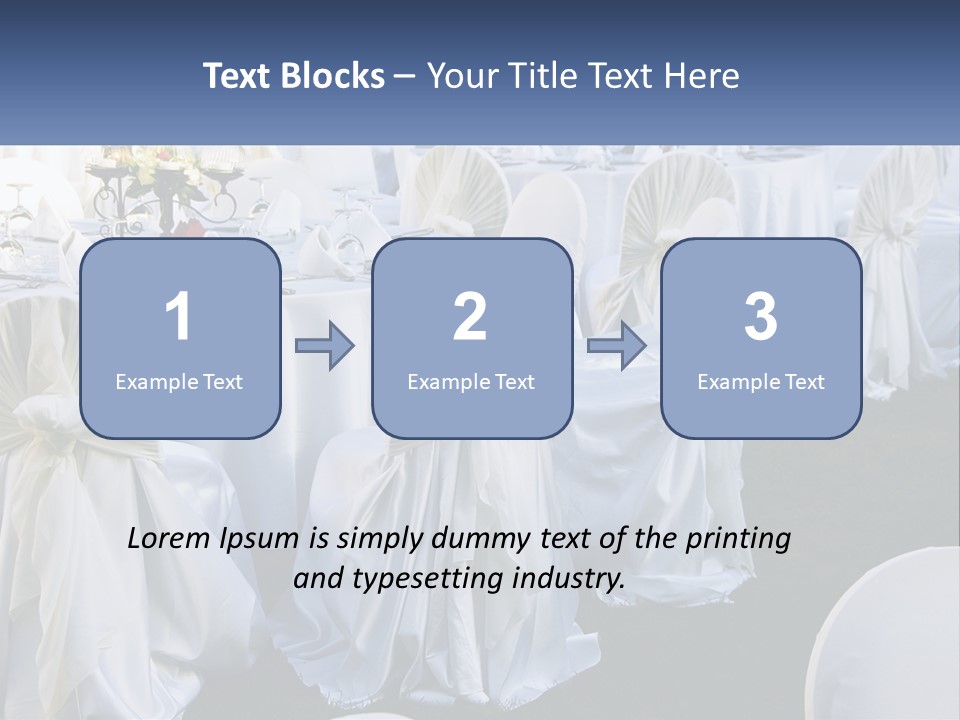 Aisle Backs Catering PowerPoint Template