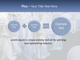 Aisle Backs Catering PowerPoint Template