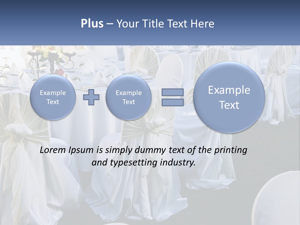 Aisle Backs Catering PowerPoint Template