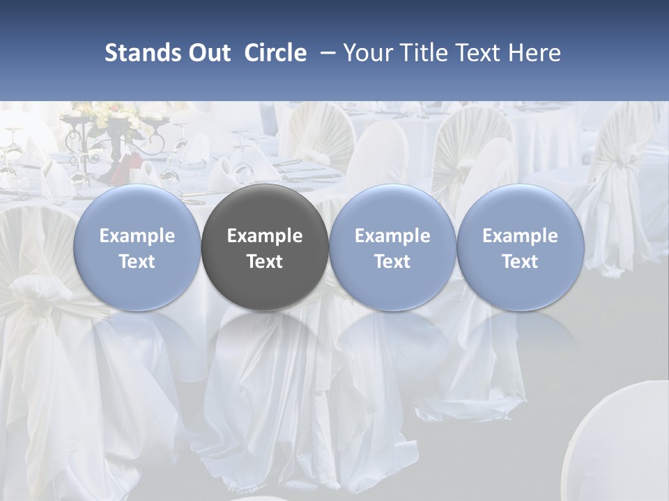 Aisle Backs Catering PowerPoint Template