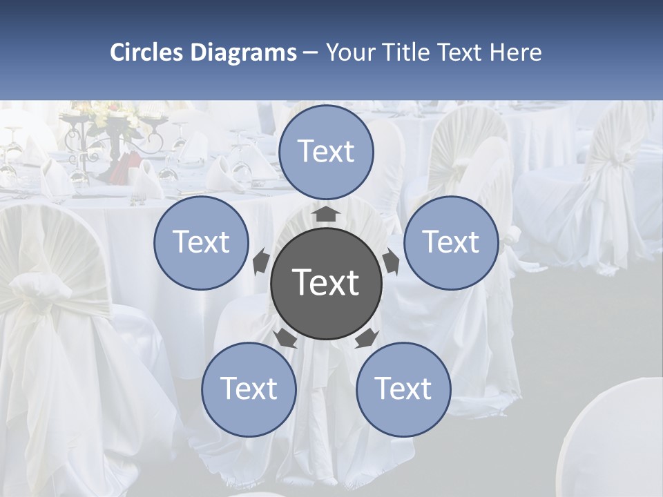 Aisle Backs Catering PowerPoint Template