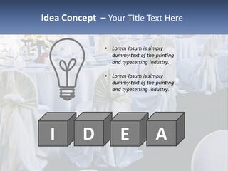 Aisle Backs Catering PowerPoint Template