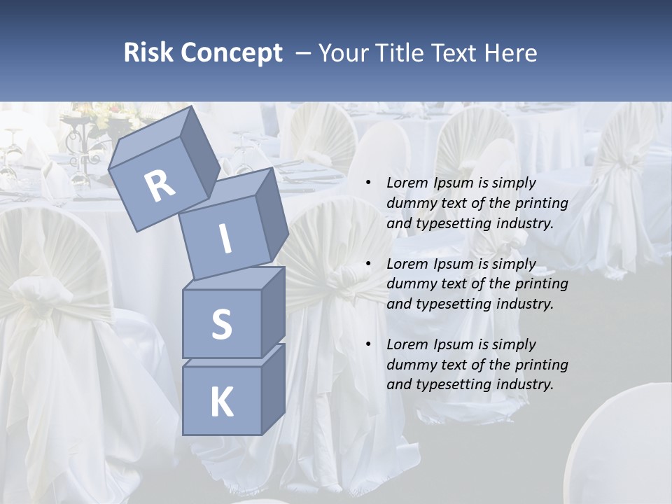 Aisle Backs Catering PowerPoint Template