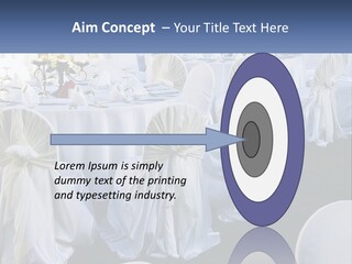 Aisle Backs Catering PowerPoint Template