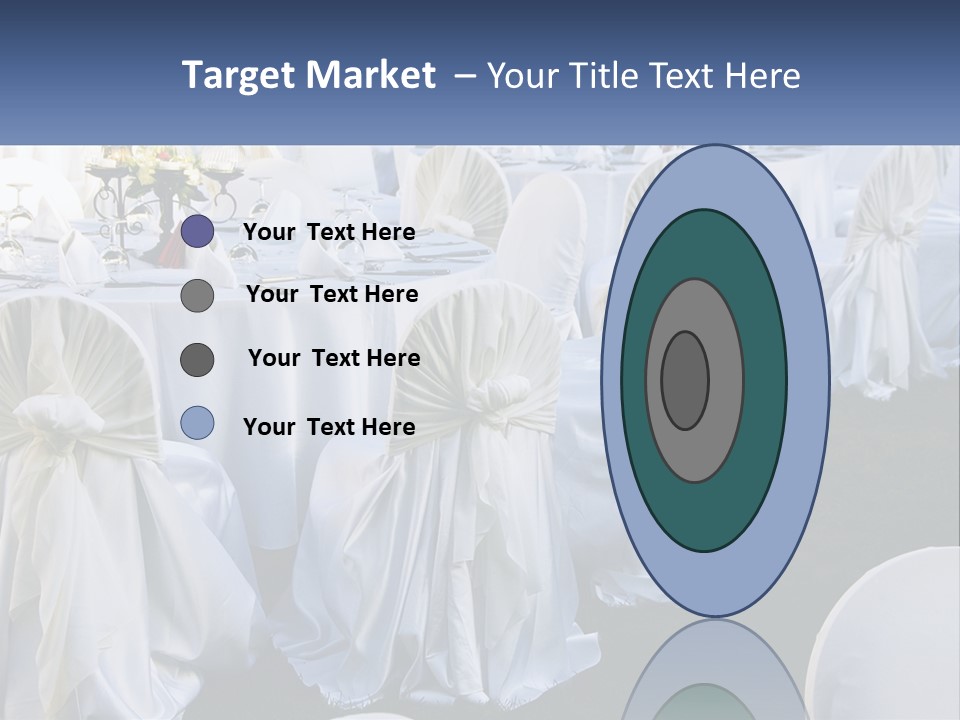 Aisle Backs Catering PowerPoint Template