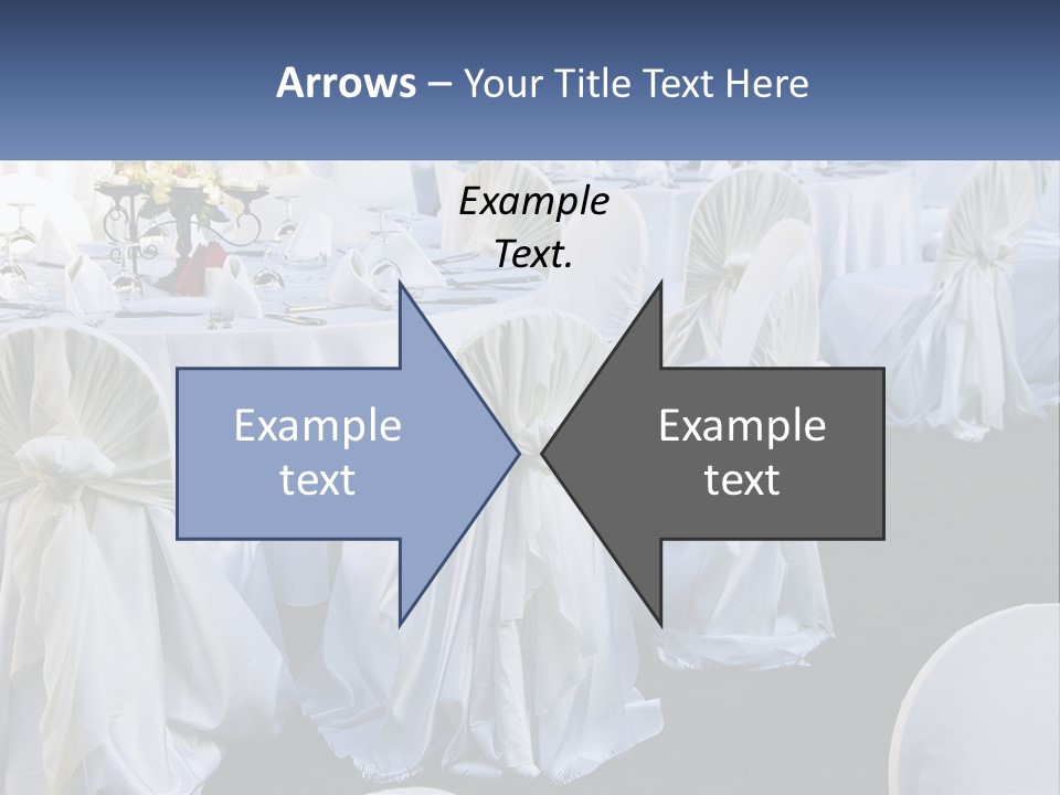 Aisle Backs Catering PowerPoint Template