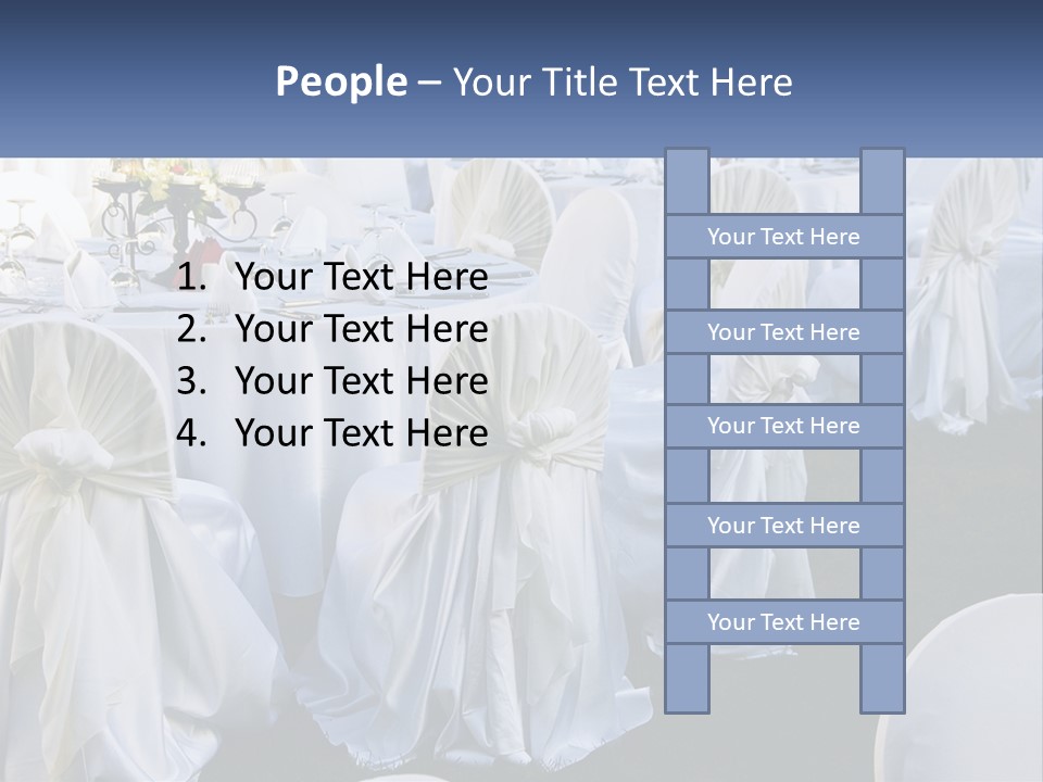 Aisle Backs Catering PowerPoint Template