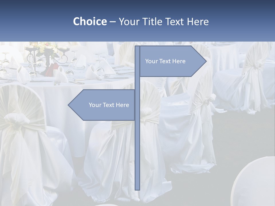 Aisle Backs Catering PowerPoint Template