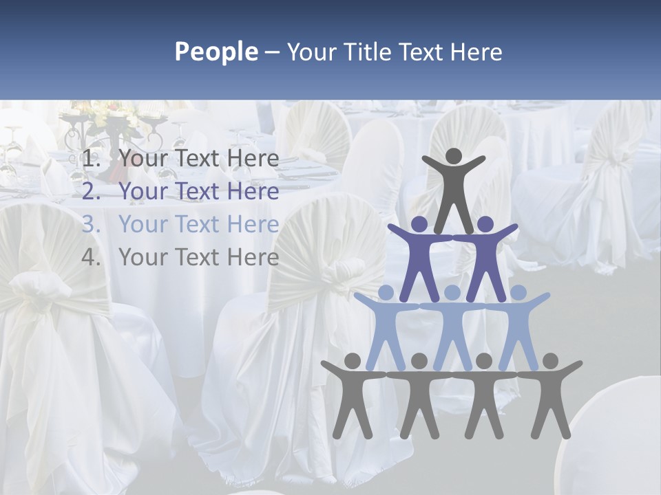 Aisle Backs Catering PowerPoint Template