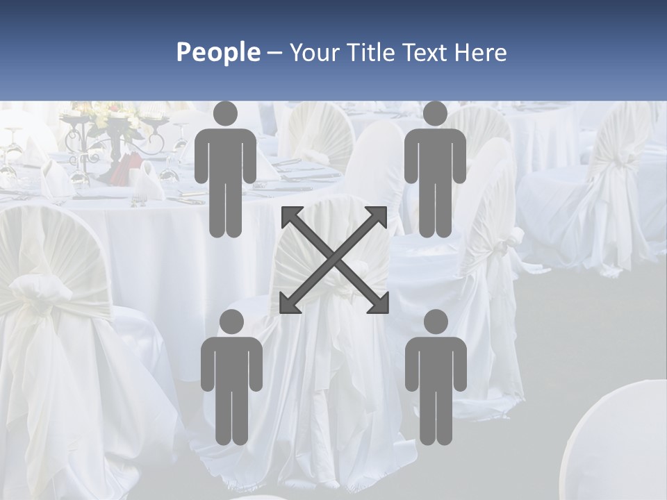 Aisle Backs Catering PowerPoint Template