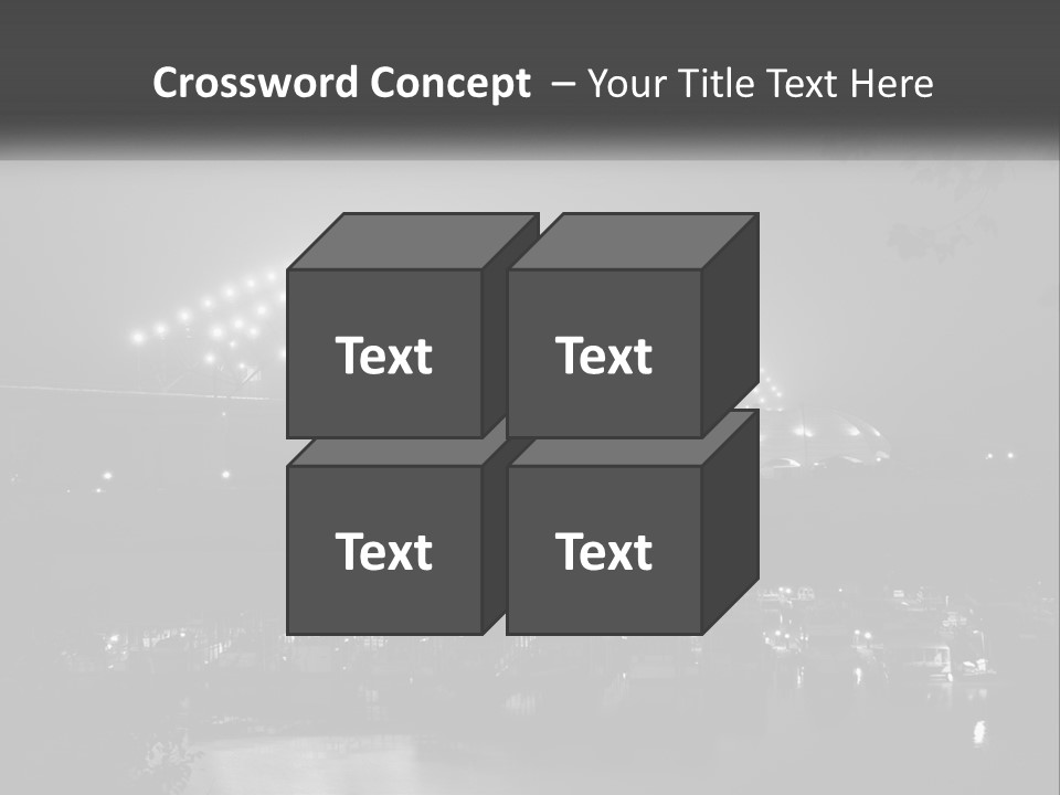 Bridge Town Arkansas PowerPoint Template