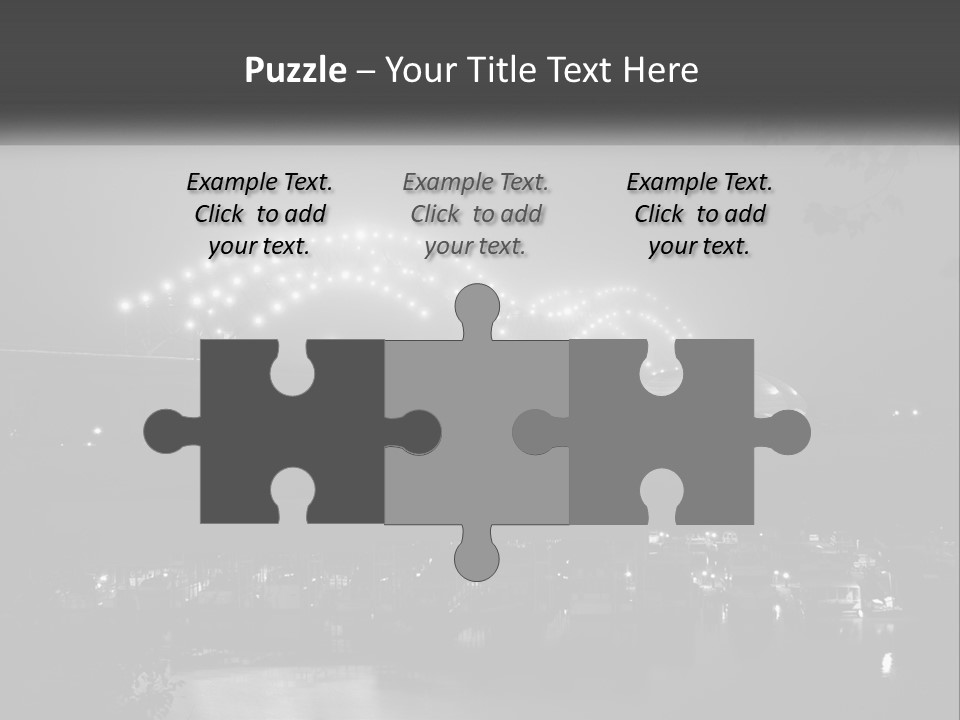 Bridge Town Arkansas PowerPoint Template