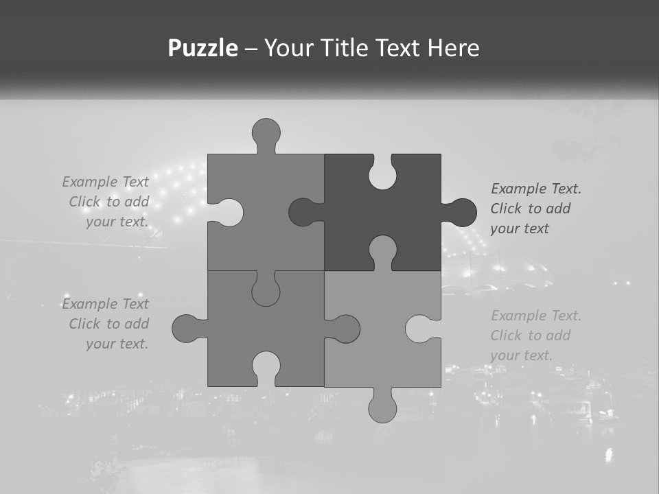 Bridge Town Arkansas PowerPoint Template