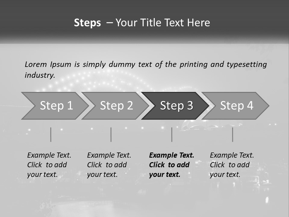 Bridge Town Arkansas PowerPoint Template