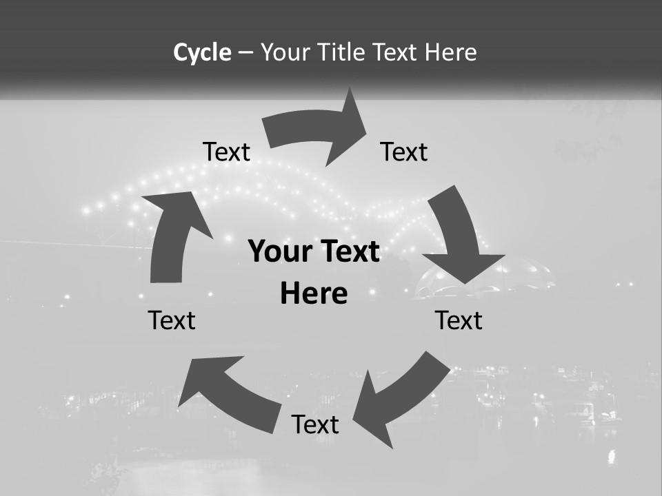 Bridge Town Arkansas PowerPoint Template