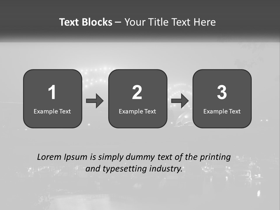 Bridge Town Arkansas PowerPoint Template