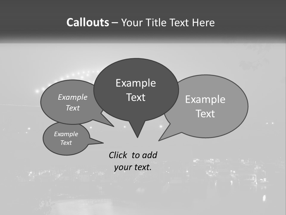 Bridge Town Arkansas PowerPoint Template