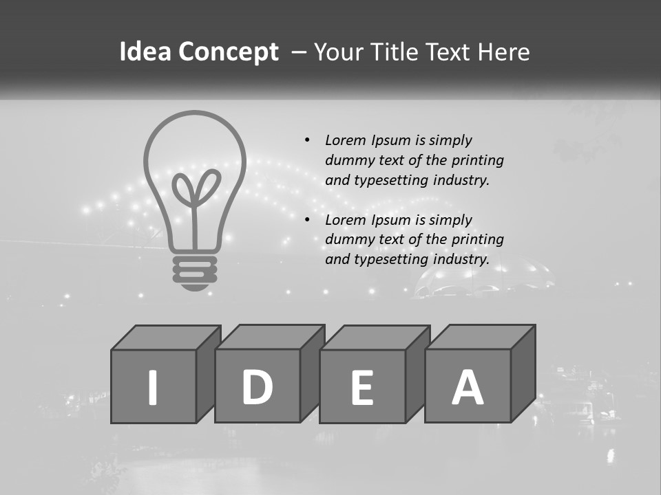 Bridge Town Arkansas PowerPoint Template